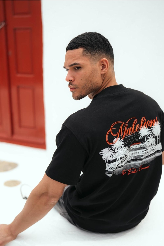 MEN ENDLESS SUMMER T SHIRT MM1 HS25 42 900 BLACK